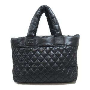 Chanel Bag Black Tote Tote Nylon Coco Cocoon MM